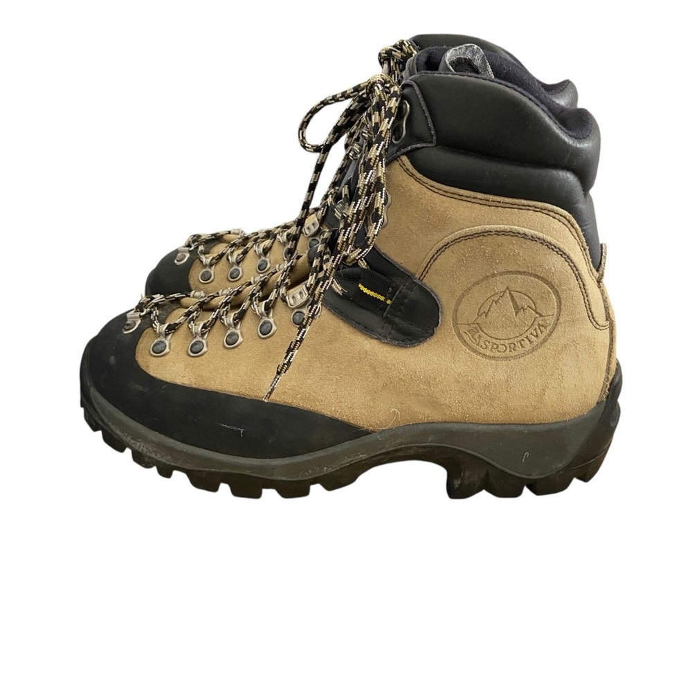 La Sportiva 257A Mountaineering Hiking Boots Men’s US 9.5 Vibram Sole Gorpcore - Picture 2 of 12